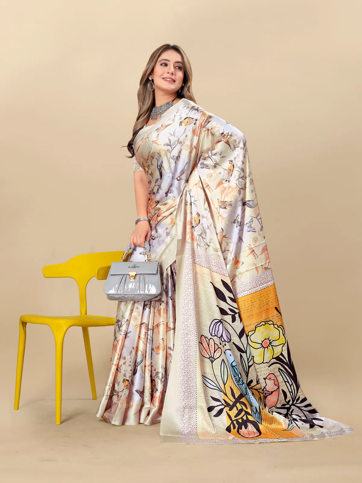 Shree Radha Raman Trendz Japan Crepe Digital Printed Saree Catalog